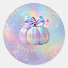 Happy Halloween Runder Aufkleber