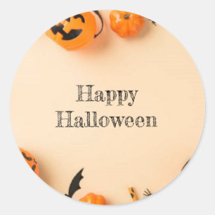 Happy Halloween Runder Aufkleber