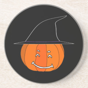 Happy Halloween Sandstein Untersetzer