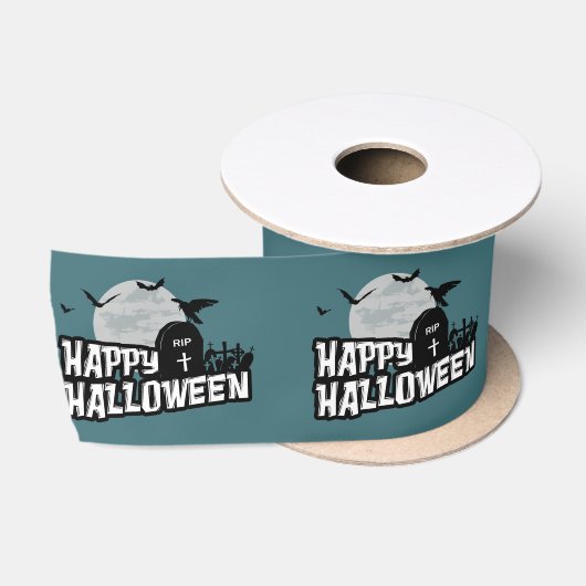 Happy Halloween Satinband (Spule)