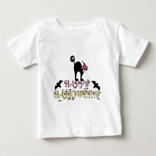 Happy Halloween Säugling Long Sleeve Shirt (Vorderseite)