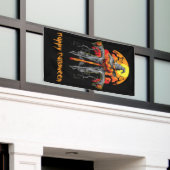 Happy Halloween Scarecrow Banner (Äußeres Gebäude)