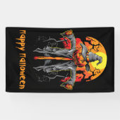 Happy Halloween Scarecrow Banner (Horizontal)