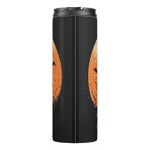 Happy Halloween Scarecrow Pumpkin Thermal Tumbler Thermosbecher (Rückseite)