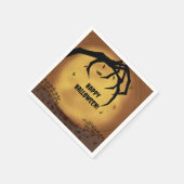 Happy Halloween Scary Hand Serviette (Ecke)