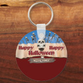 Happy Halloween Schlüsselanhänger (Vorderseite)