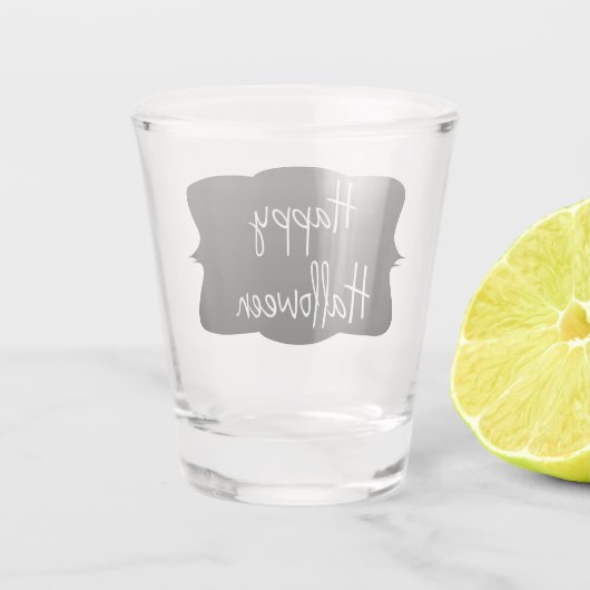 Happy Halloween Schnapsglas (Rückseite)