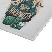 Happy Halloween Schneidebrett (Ecke)
