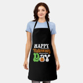 Happy Halloween Schürze (Getragen)
