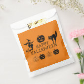 Happy Halloween schwarz-orange weiß spooky Geschenktütchen (Versiegelt)