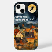 Happy halloween Schwarz-weiße Hexe Case-Mate iPhone Hülle (Rückseite)
