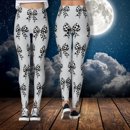Happy Halloween schwarze Bows Coquette Leggings