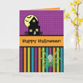 Happy Halloween Scrapbook Style Karte (Gelbe Blume)