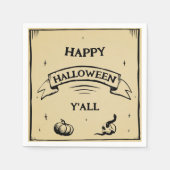 Happy Halloween Serviette (Vorderseite)