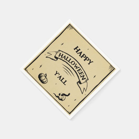 Happy Halloween Serviette (Ecke)