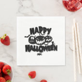 Happy Halloween Serviette (Beispiel)