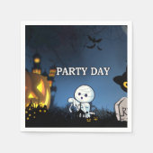 Happy Halloween Serviette (Vorderseite)