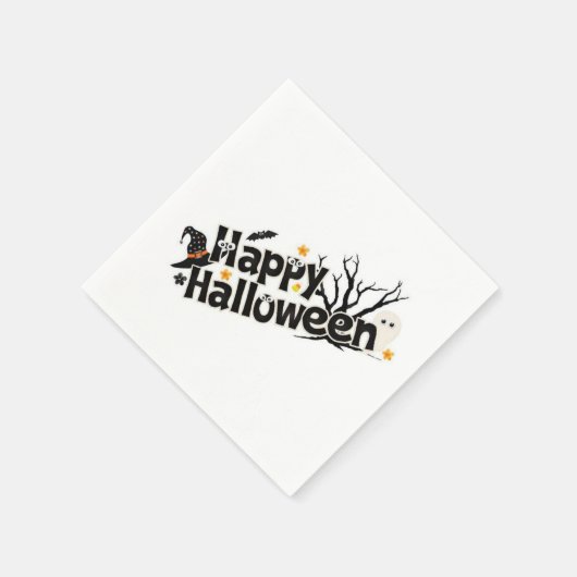 Happy Halloween Serviette (Ecke)