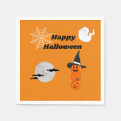Happy Halloween Serviette (Vorderseite)