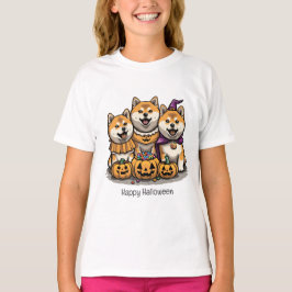 Happy Halloween Shiba Inu Hunde T-Shirt