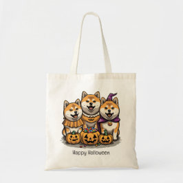 Happy Halloween Shiba Inu Hunde Tragetasche