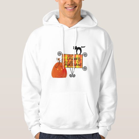 Happy Halloween Sign Hoodie (Vorderseite)