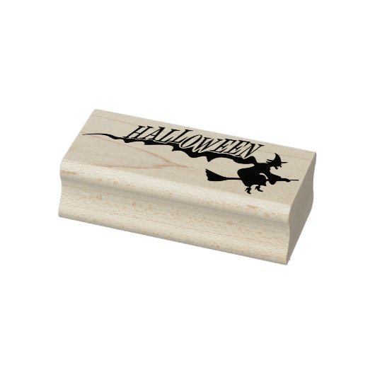 Happy Halloween Silhouette Art Briefmarke Gummistempel (Stempel)