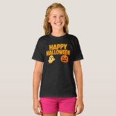 Happy Halloween Simple Clothes Minimalistisch Unis T-Shirt (Vorne ganz)