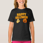 Happy Halloween Simple Clothes Minimalistisch Unis T-Shirt (Vorderseite)