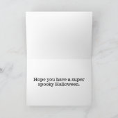 Happy Halloween | Sinister Hexe Karte (Innenseite)