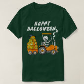 Happy Halloween Skeleton Reitlehrer Jungs Kinder T-Shirt (Design vorne)