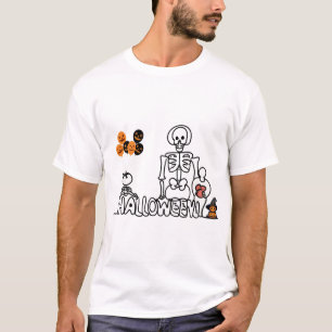 Happy Halloween Skeleton T-Shirt
