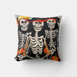 Happy Halloween Skeletons Kissen