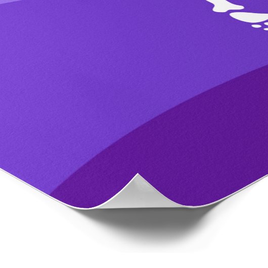 Happy Halloween Skeletons Poster (Ecke)