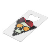 Happy Halloween Skull Geldbeutel Flaschenöffner (Rückseite Schrägansicht)