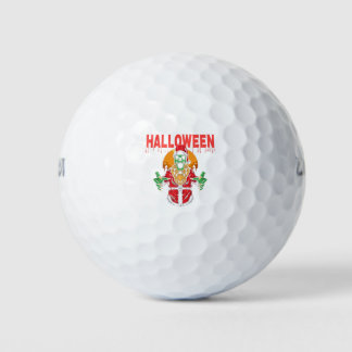 Happy Halloween Skull Golfball