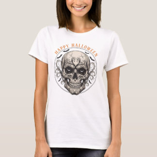 Happy Halloween Skull T-Shirt