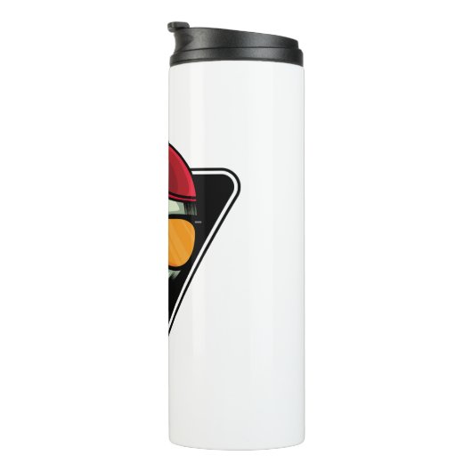 Happy Halloween Skull Thermosbecher (Nach rechts gedreht)