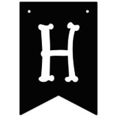 Happy Halloween Skull Wimpelkette (Erste Fahne)