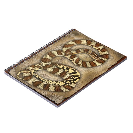 Happy Halloween Snake Notebook Notizblock (Linke Seite)