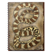 Happy Halloween Snake Notebook Notizblock (Vorderseite)