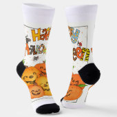 Happy Halloween Socks Socken (Gewinkelt)