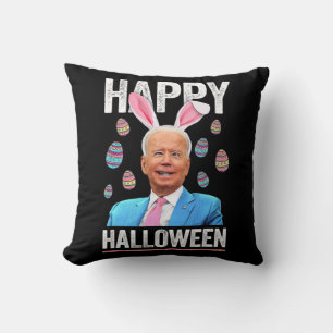 Happy Halloween Spaß Biden Bunny Eggs zu Halloween Kissen