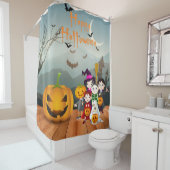 Happy Halloween Spaß Spooky Nacht Duschvorhang (Beispiel)