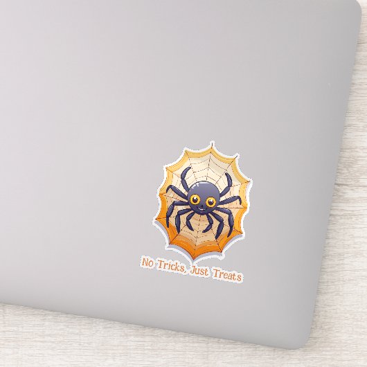 Happy Halloween Spider Aufkleber (Detail)
