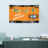Happy Halloween Spider Banner (Messeveranstaltung)