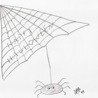 Happy Halloween - Spider Card Karte