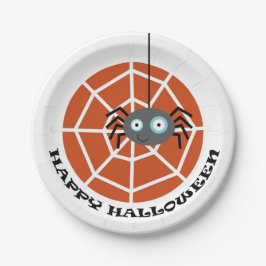 Happy Halloween Spider Pappteller