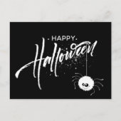 Happy Halloween Spider Postkarte (Vorderseite)