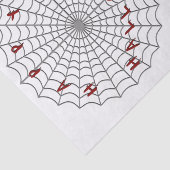 Happy Halloween Spider Web Tissue Paper Seidenpapier (Ausschnitt)